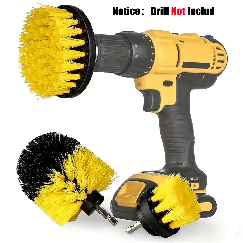 Drill Brush Attachment Set